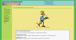 Desktop Screenshot of die-backstube.de